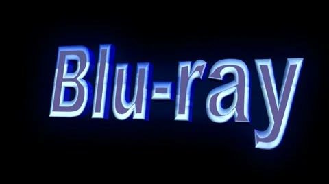 Blu-ray 3D Text Animation Stock Footage 40158571