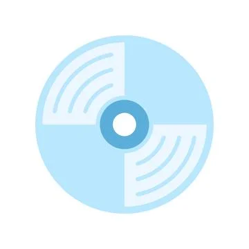 Blu ray dvd disc flat vector icon design Stock Illustration