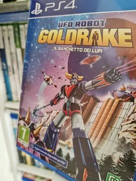 Blu-ray game UFO Robot Grendizer: The Feast of the Wolves for PlayStation4 Stock Photos