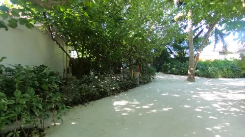 Blu Resort Maldives walkthrough 動画素材 160127788