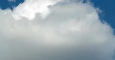 Blu Sky and Moving Clouds 4k Stock-Footage 92936973