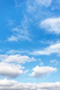 Blu sky and white cloud Stock Photos