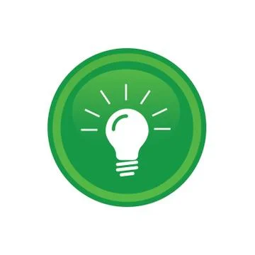 Blub light icon web Stock Illustration