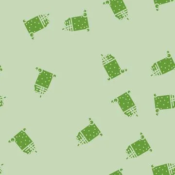 Bluberry smoothie drink glyph vector seamless pattern Stock Illustration
