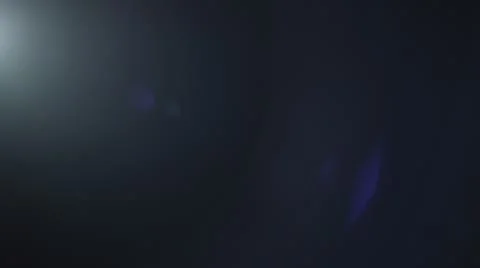 Blue 007 Anamorphic Lens Flare Zeiss Super Speed Alpha Matte On Epic 5K 4K Stock Footage 12760077