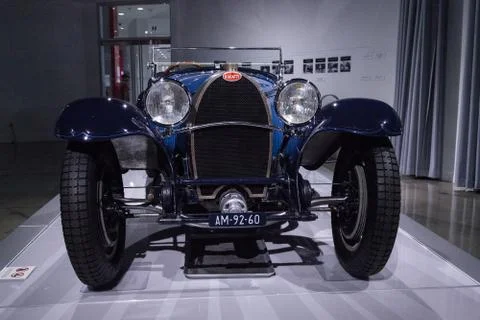 Blue 1932 Bugatti Type 55 Super Sport Stock Photos