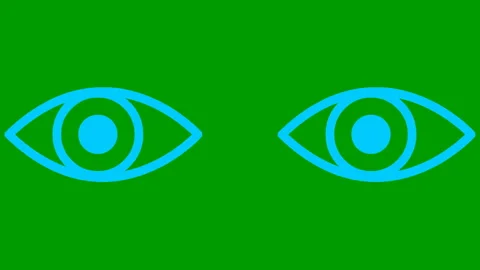 Blue 2 eye close green Stock Footage 225101264