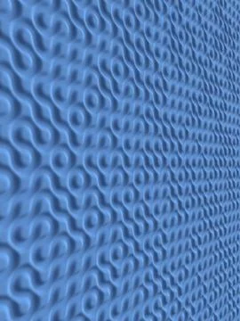 Blue 3d effect glossy textured background pattern Stockillustratie