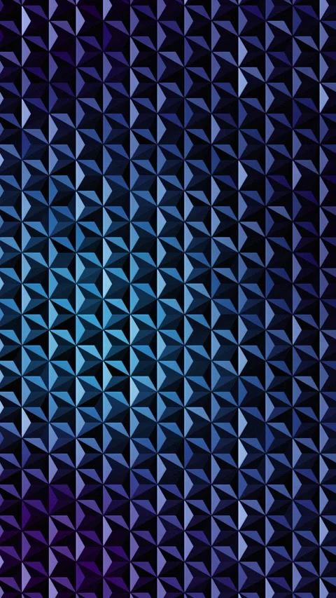Blue 3D Geometric Prism Texture Vertical Wallpaper. Vertical video. Stock Footage 327774693