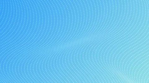 Blue 3D Halftone Wave Effect Background Simple Motion Stock Footage 318595754