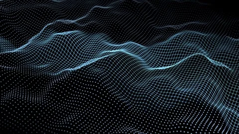 Blue 3d plexus particles background , minimal polygon animation Video stock 249552052