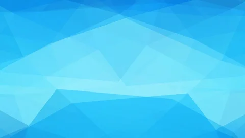 Blue 3d polygon forming polygon figures with a patterned layer sharing an old tv Video stock 128350325