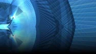 Blue 3D Polygonal Pattern Abstract Motion Background Stock Footage