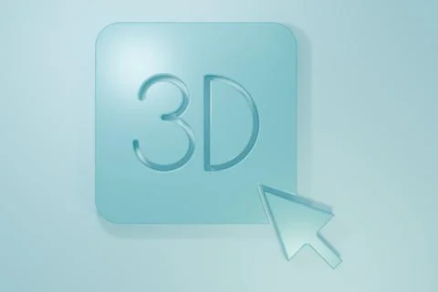 Blue 3D printer icon isolated on blue background. 3d printing. Minimalism c.. イラスト素材
