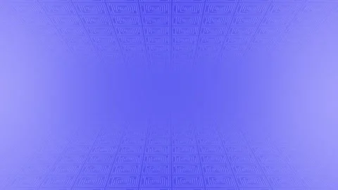 Blue 3d space with abstract box pattern futuristic geometrical background Vídeo Stock 307684863