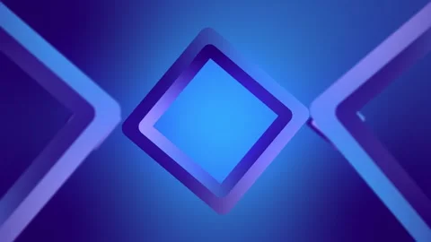 Blue 3D square background abstract, looping animation for technology business Stock Footage 300457334
