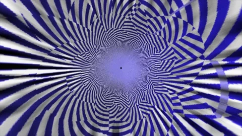 Blue 3D Tunnel Stock Footage 167171443