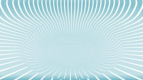 Blue abstract 3d background with round stripes pattern Stock Illustration