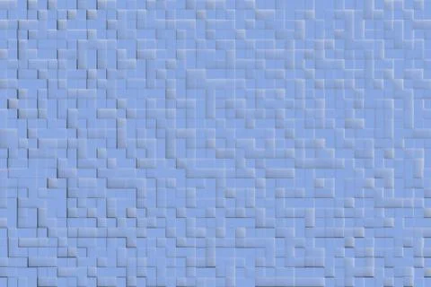 Blue Abstract 3d Geometric Cube Background Design Pattern 스톡 일러스트