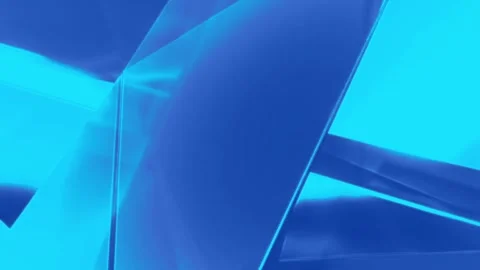 Blue Abstract , 3d Glass of background with blue refraction effect With Glass Stock Footage 280371921