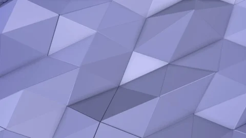 Blue abstract animated background. low poly surface is deformed. 3d rendering Stock Footage 96373721