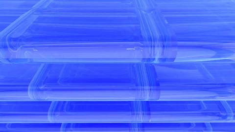 Blue abstract animated glass background Vidéo 81462310