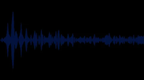 Blue abstract audio wave background Stock Footage 30763375
