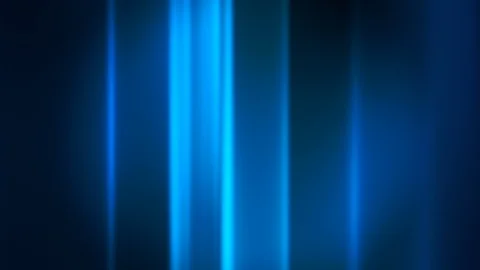 Blue Abstract Aurora Computer Graphic rendered on Black background, Blue aurora Stock Footage 95098531