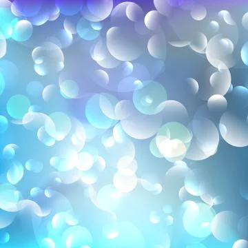 Blue Abstract Backdrop with Lights. Stock-Illustration