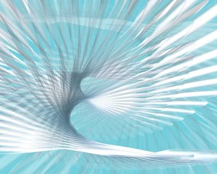 Blue Abstract Background 3D rendered illustration of a cool blue abstract ... Foto stock