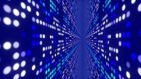 Blue abstract background and circles, loop Stock Footage 66237264