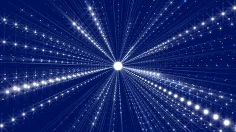 Blue abstract background and flashing light, loop Stock Footage 75426448