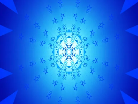 Blue abstract background and motion stars, loop Stock Footage 83731519