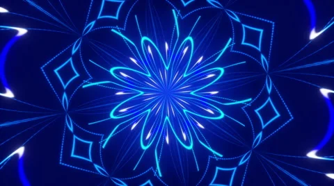 Blue abstract background and moving lines, loop Stock Footage 66792343