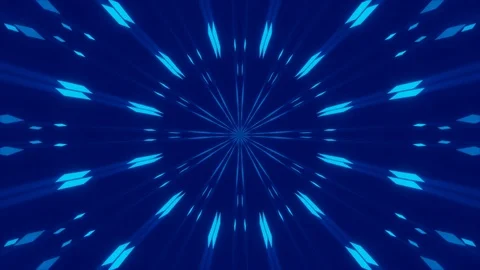 Blue abstract background and moving shapes, loop Stock Footage 76644857