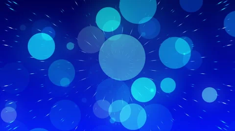 Blue abstract background and particles, loop Stock Footage 62754028
