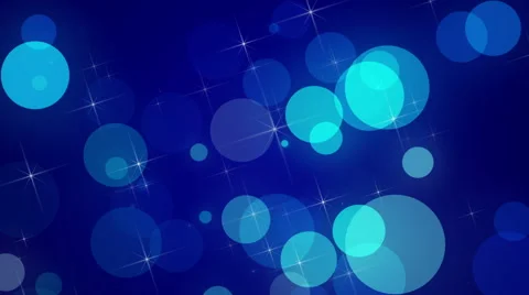 Blue abstract background and particles and stars, loop Stock Footage 62754046