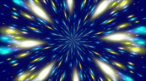 Blue abstract background and particles, loop Stock Footage 66583400