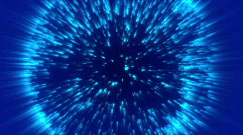 Blue abstract background and sphere, loop Stock Footage 65795857