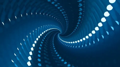 Blue abstract background and spiral, loop Stock Footage 74794191
