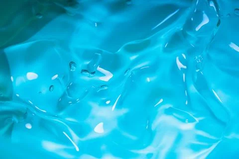 Blue abstract background and texture. Gel bubbles texture. Stock Photos
