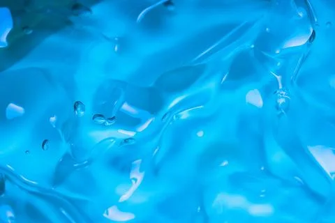 Blue abstract background and texture. Gel bubbles texture. Stock Photos