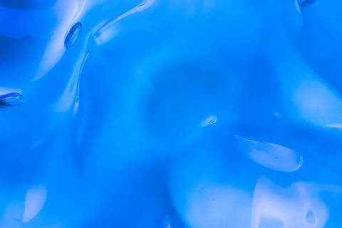 Blue abstract background and texture. Gel bubbles texture. Stock Photos
