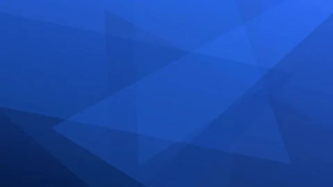 Blue abstract background animation, overlapping geometric triangles, sharp Stock Footage 327321020