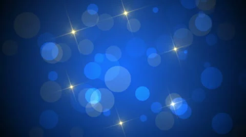 Blue abstract background, bokeh and light, loop Stock Footage 53533805
