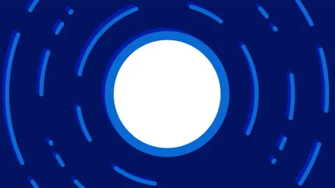Blue abstract background with circles Stock Footage 231546725