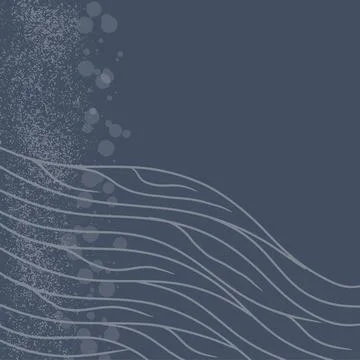 Blue abstract background. Creative illustration for design. Illustrazione stock