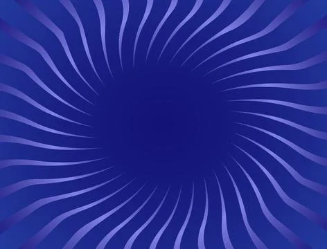 Blue abstract background with curved lines Stock Illustration