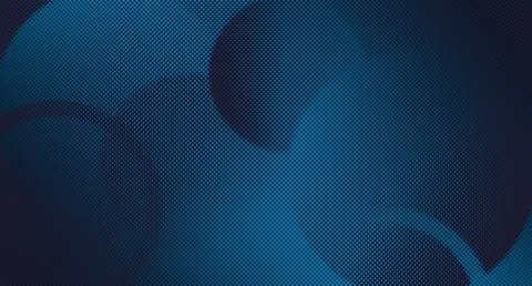 Blue abstract background with curved shapes and halftone texture  modern de.. Stock Illustration