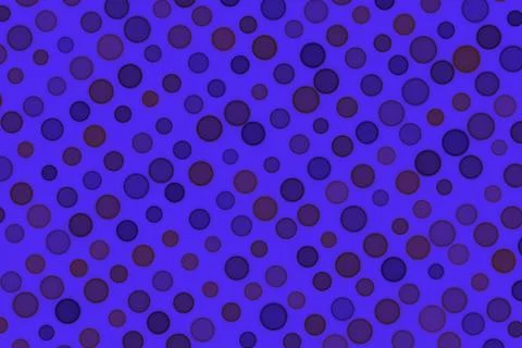 Blue abstract background with dark dots and circles pattern Stock Illustration
